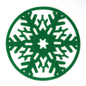 Snowflakes Coasters Cup Mat